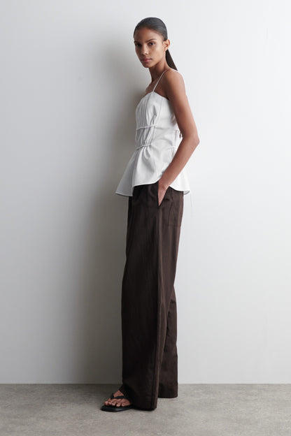 Gathered Cotton Top