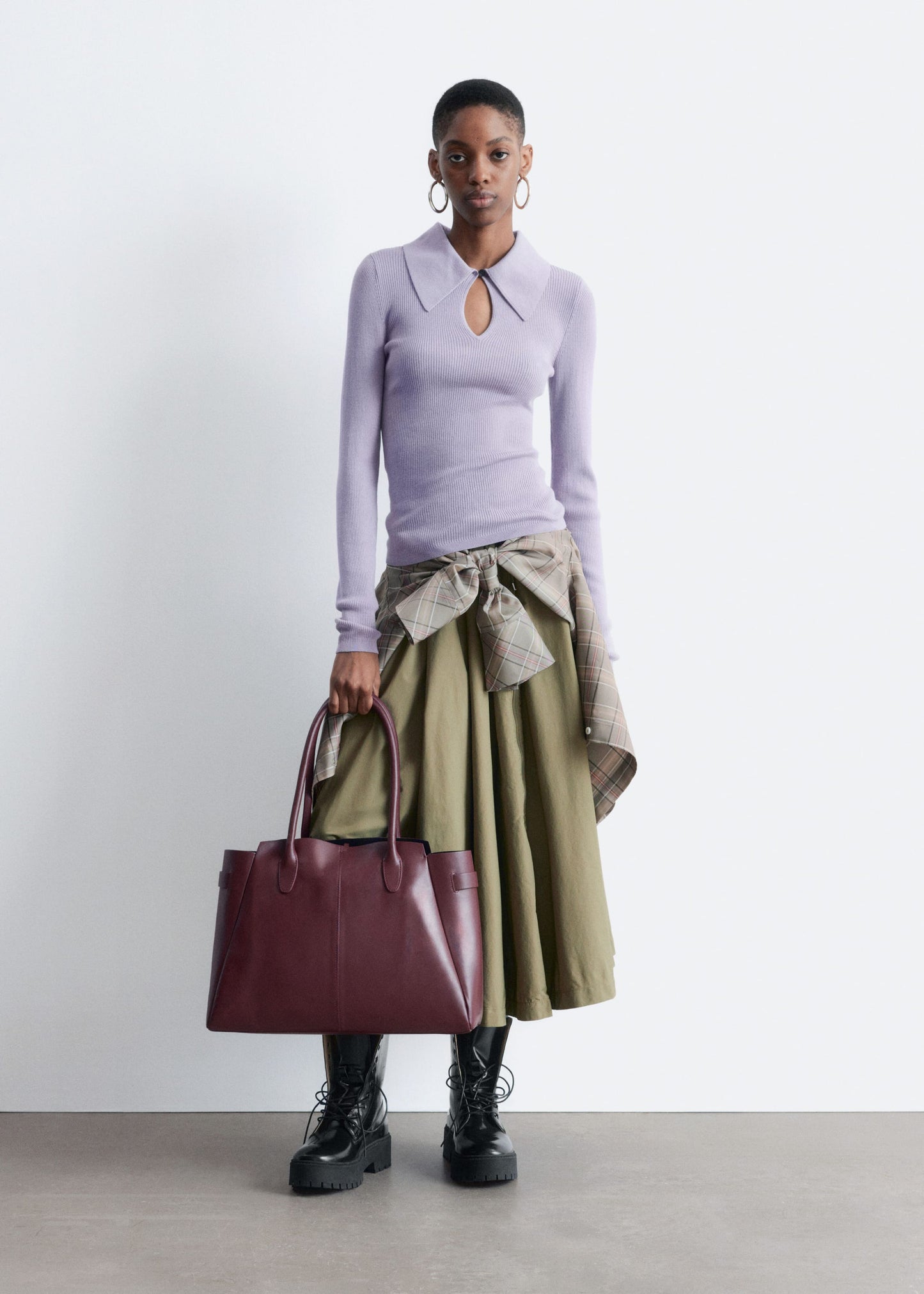 Keyhole Collar Top