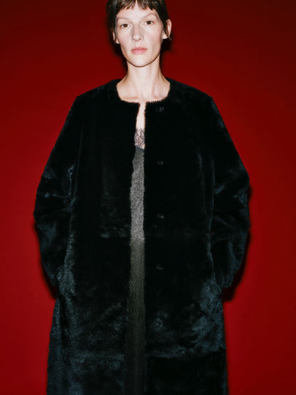 Lace-Trimmed Slip Dress