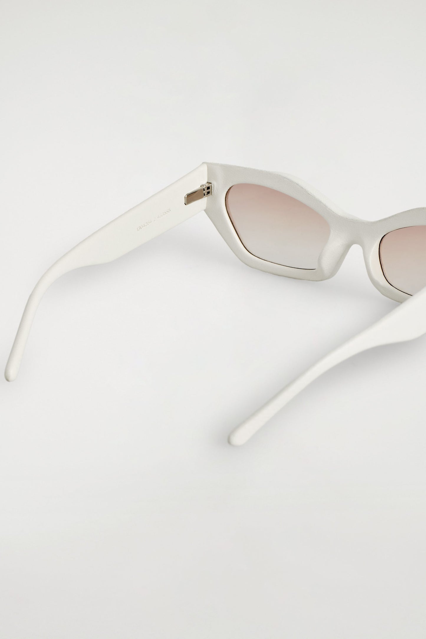 Leather Cat-Eye Sunglasses