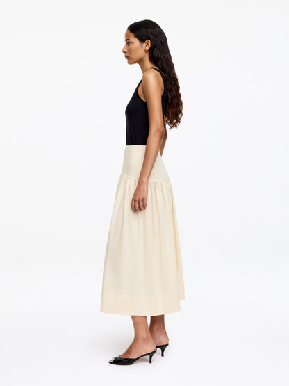 A-Line Midi Skirt
