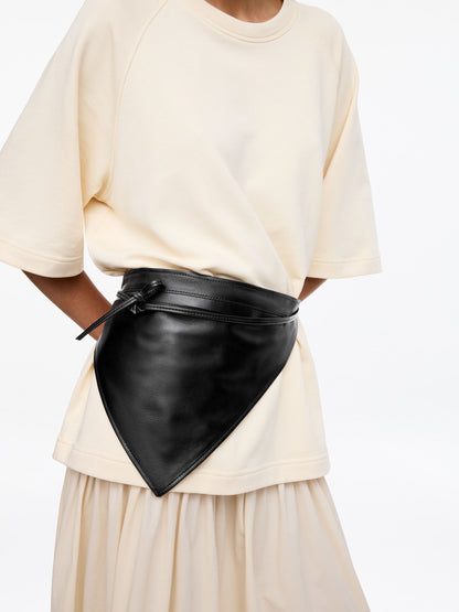 Triangle Leather Belt