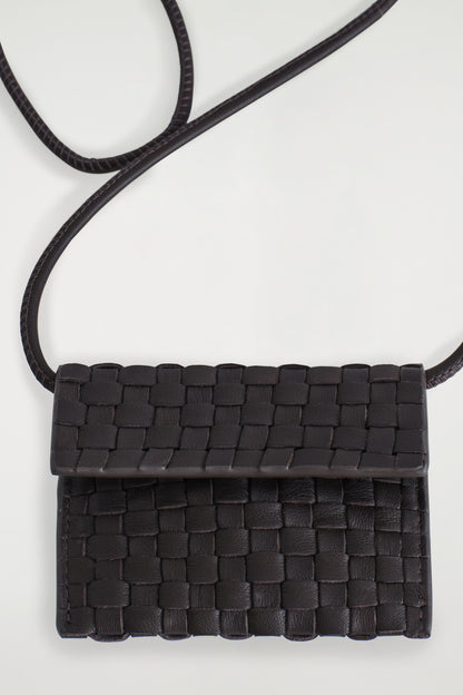 Braided Leather Cardholder