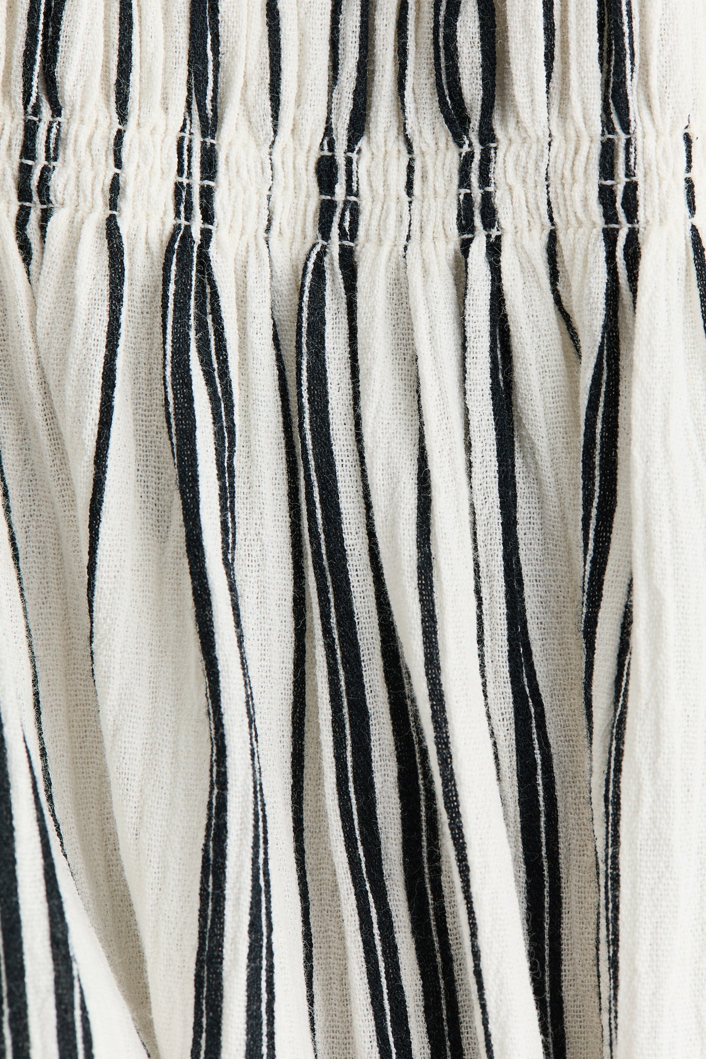 Smocked-bodice tie-strap dress
