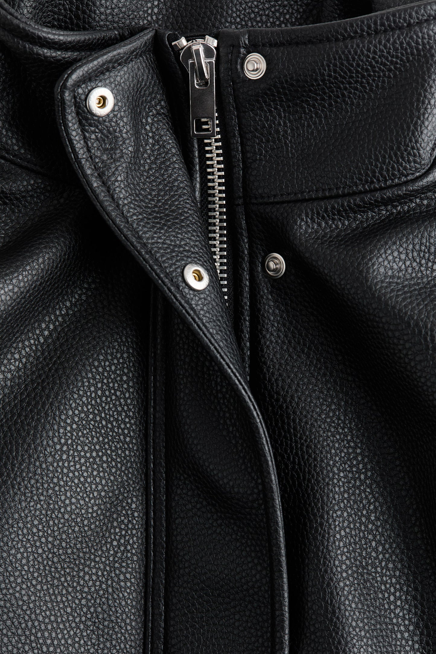 Coated bomber jacket