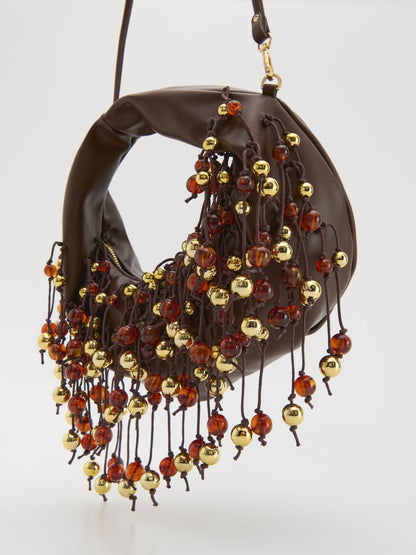 Bag with rhinestones