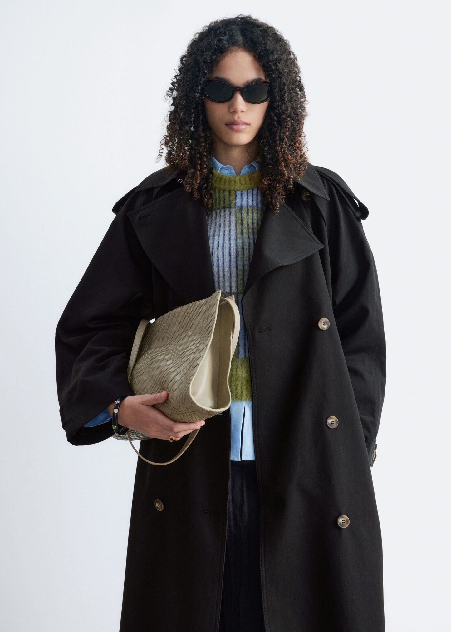 Relaxed Trench Coat - Black - Jackets - & Other Stories GB