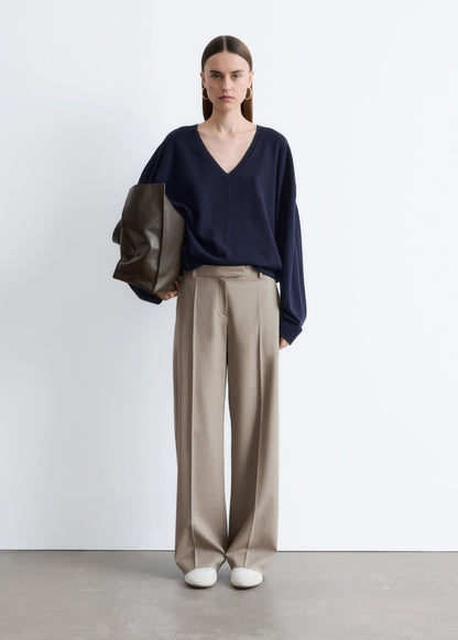 Wool Press-Crease Trousers