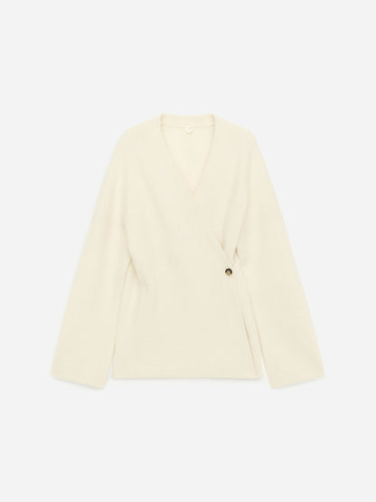 Alpaca-Wool Blend Cardigan