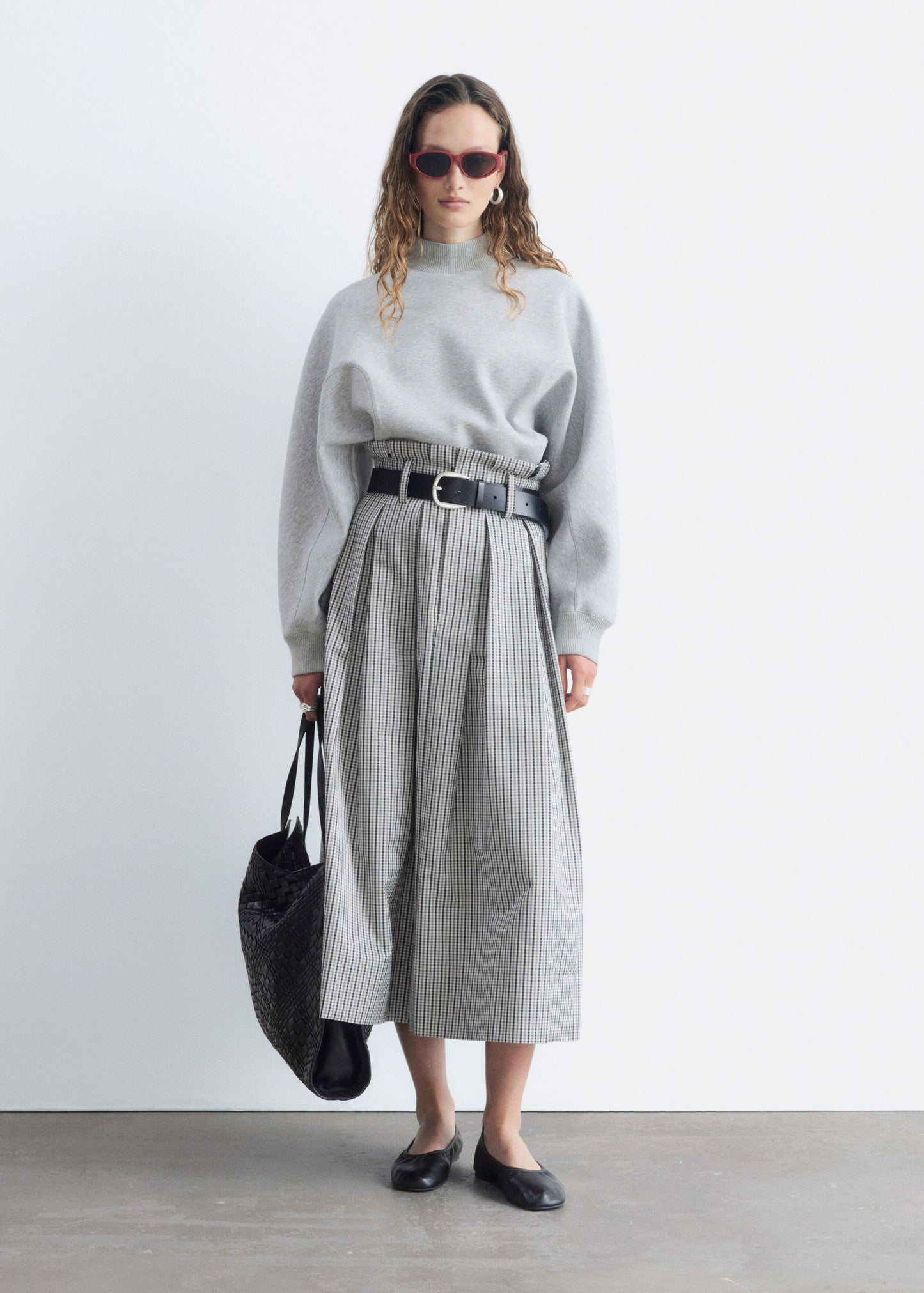 Mock Neck Scuba Sweatshirt