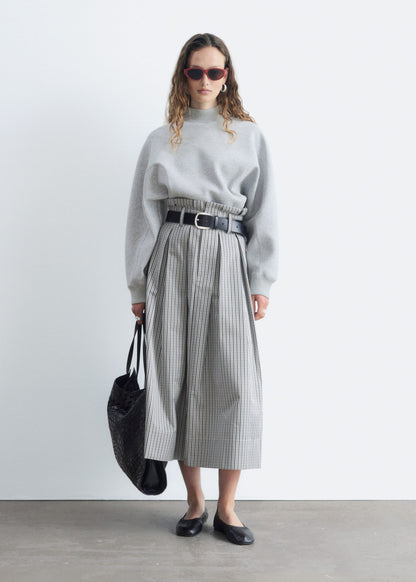 Mock Neck Scuba Sweatshirt