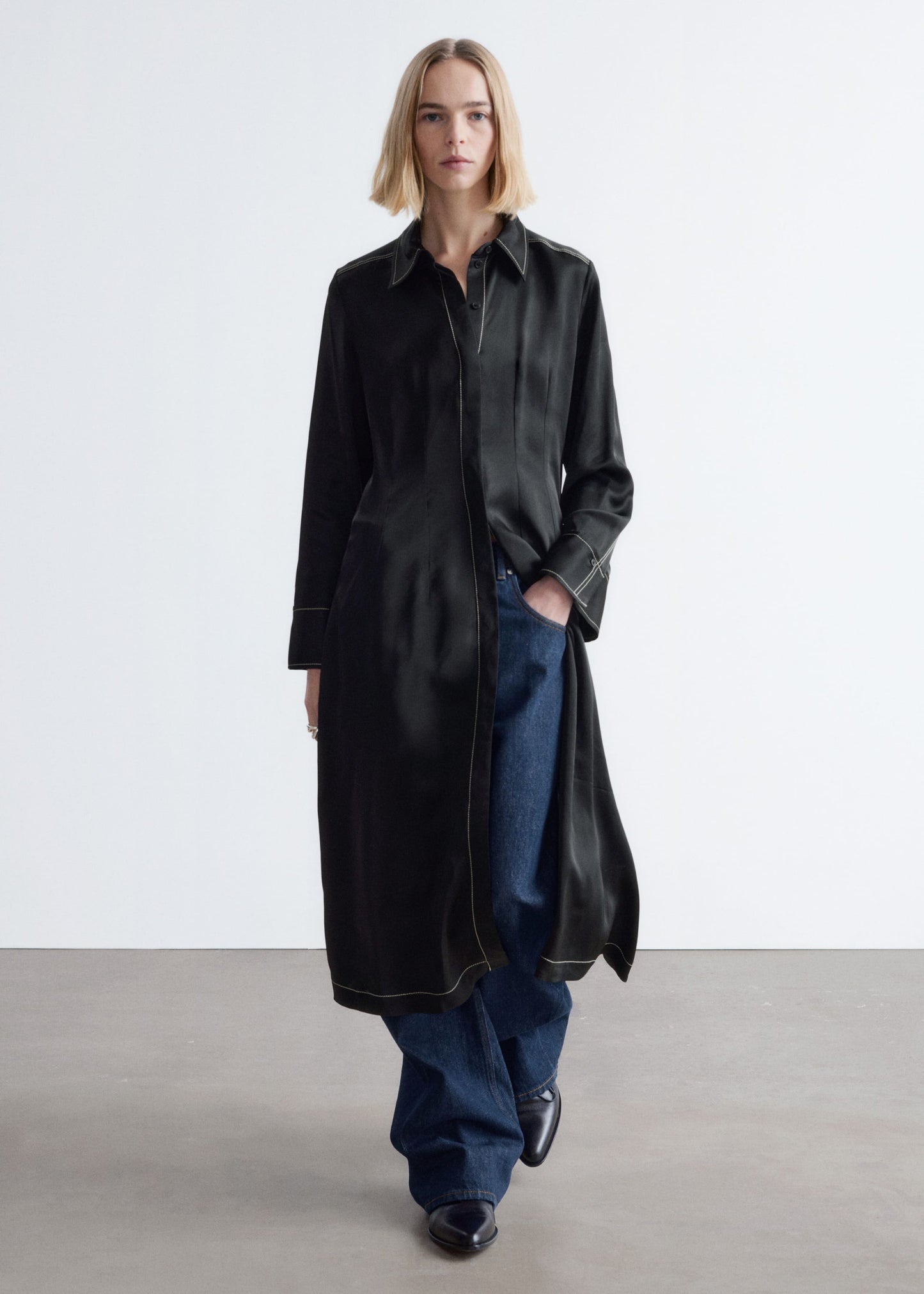 Tapered Maxi Dress