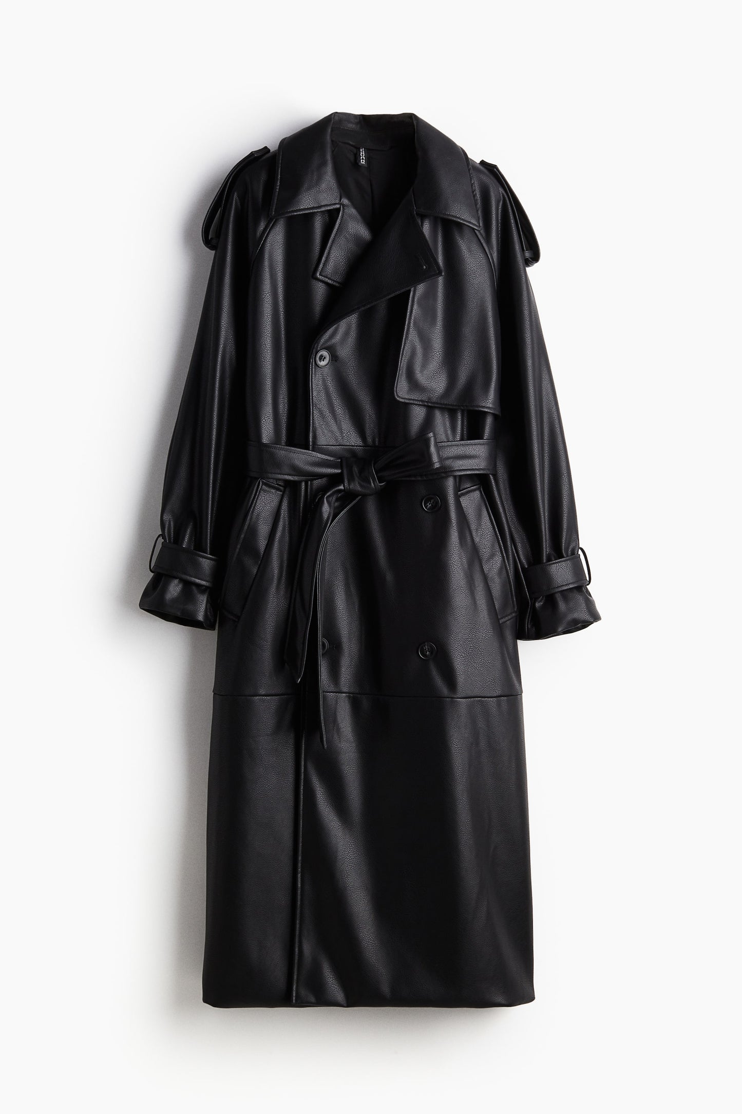 Coated trench coat