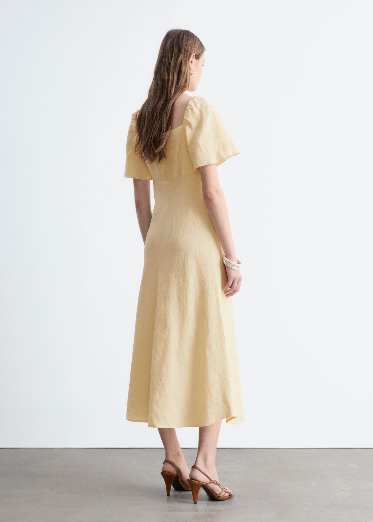 Linen Midi Dress