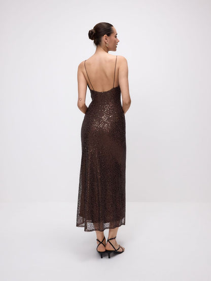 Sequin maxi dress