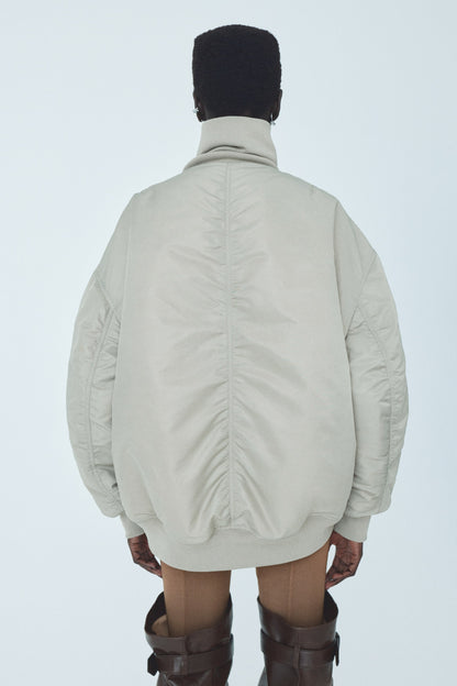Padded bomber jacket