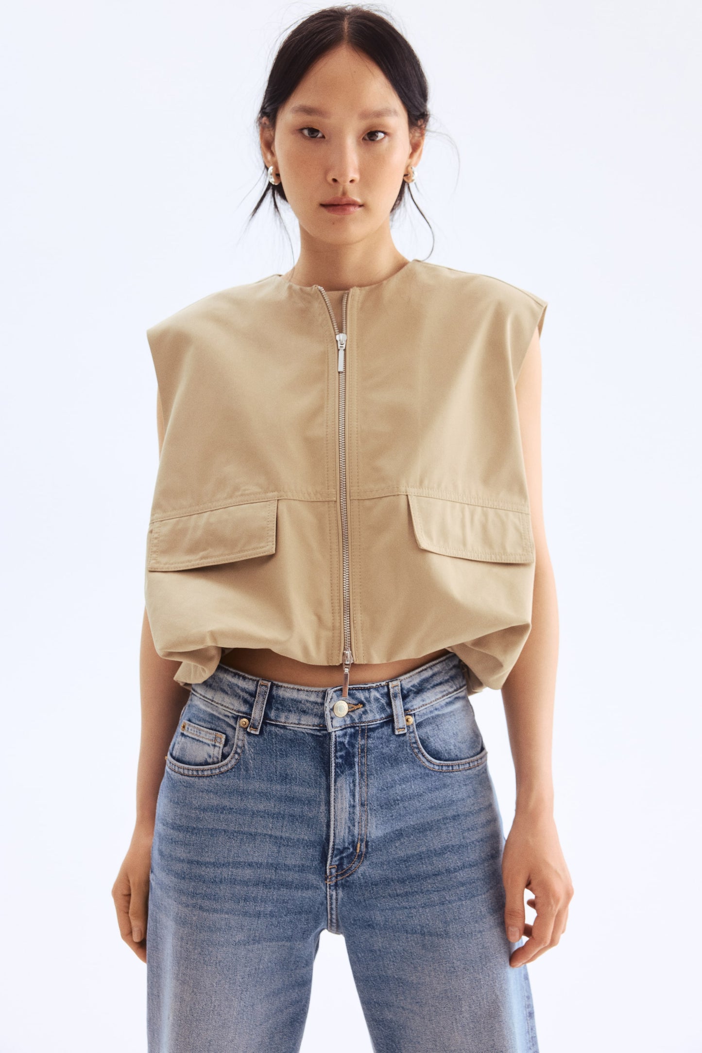 Bubble-hem gilet