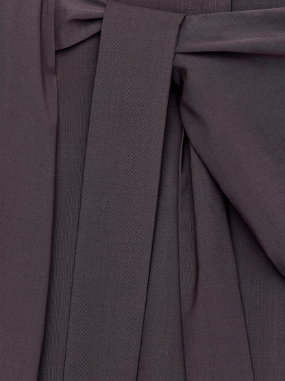 Wrap-Detail Tailored Trousers