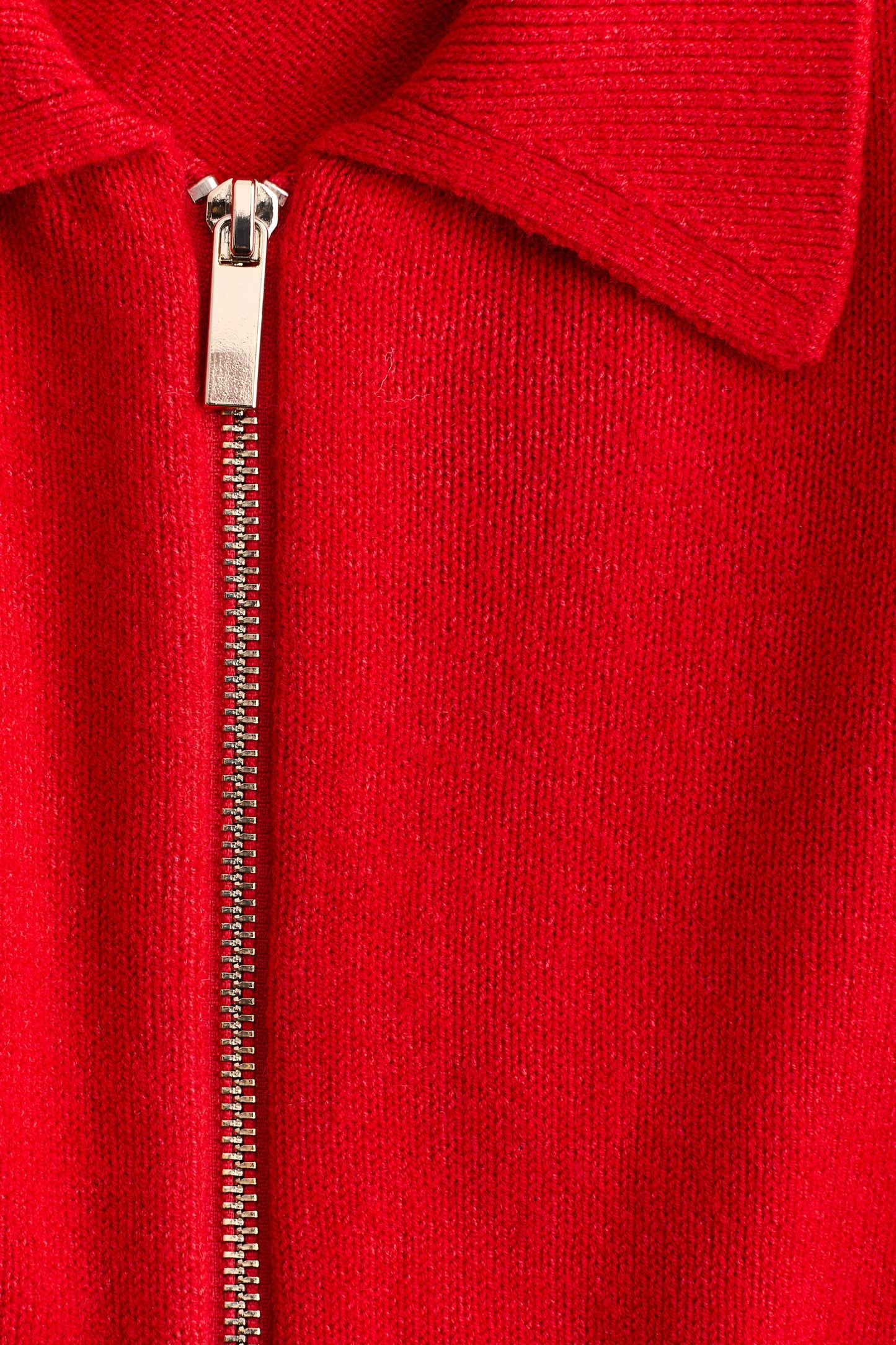 Oversized zip-through cardigan