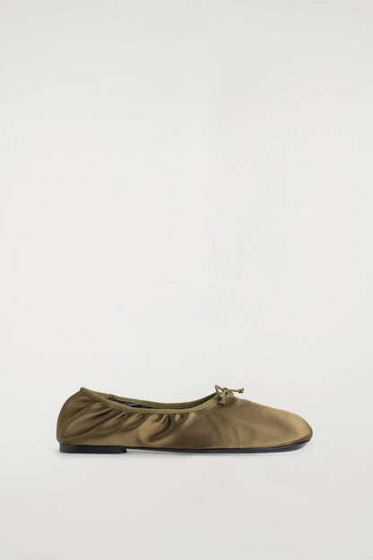 Satin Ballet Flats