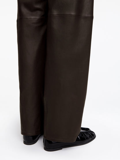 Barrel Leather Trousers