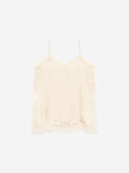 Lace-Detail Strap Top