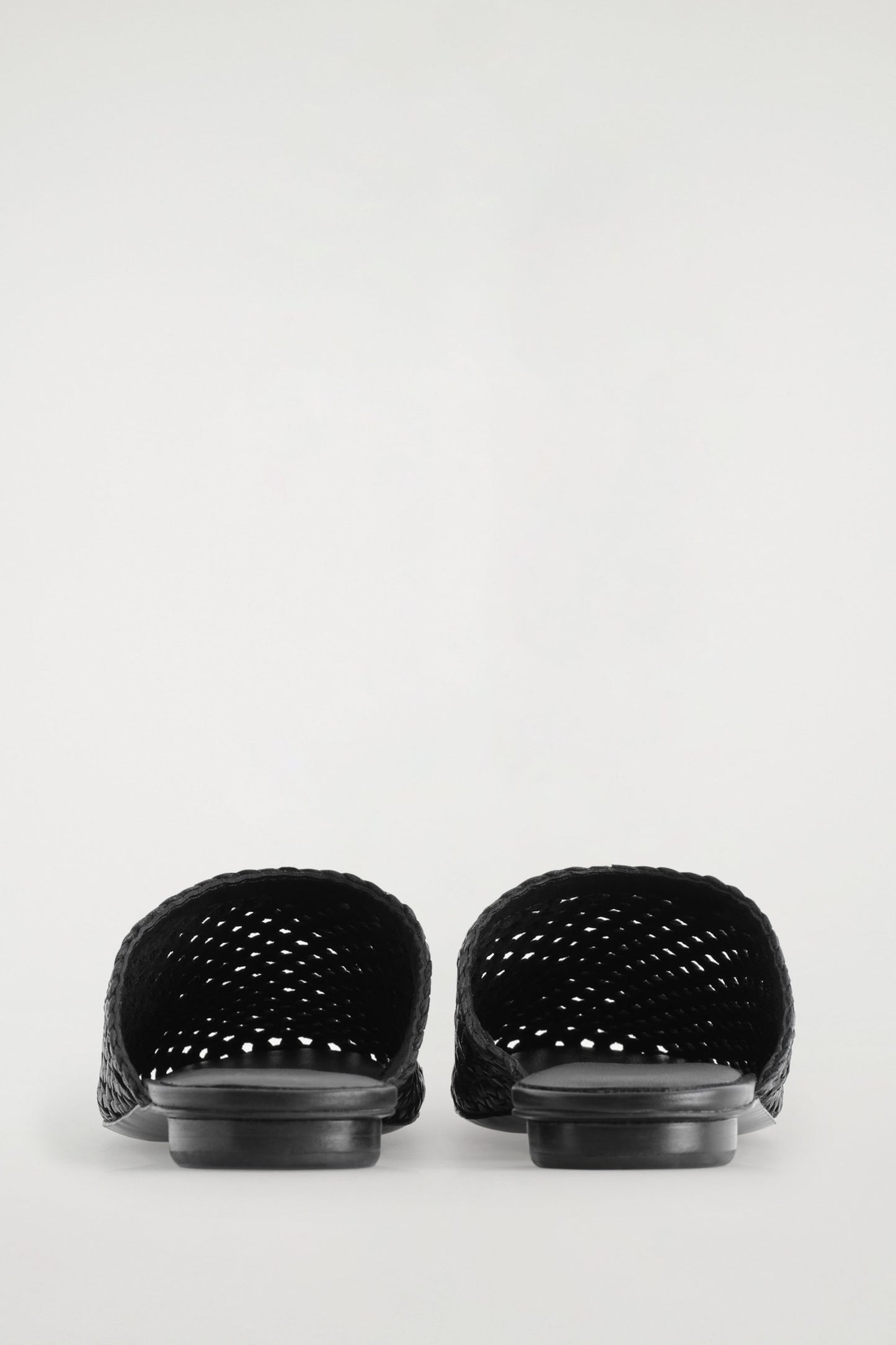 Braided Leather Mules