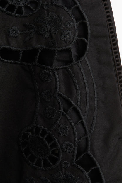 Broderie anglaise trousers