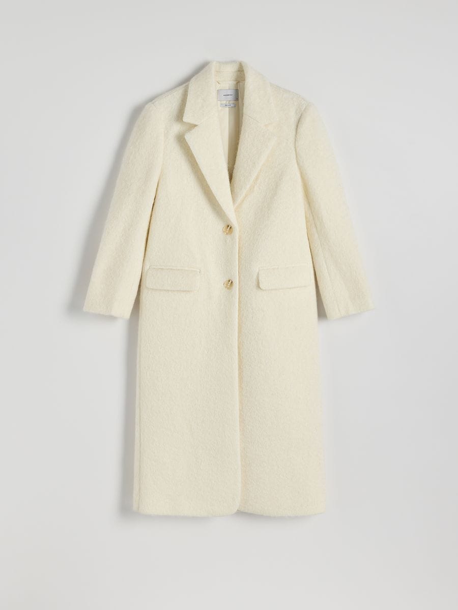 Wool blend coat