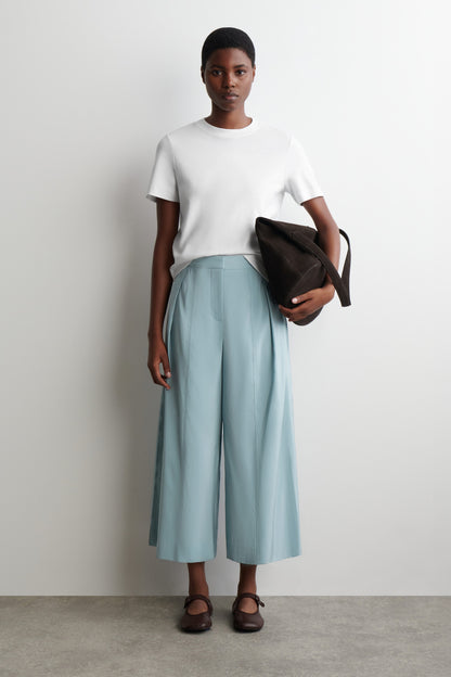 Fluid Pleated Culottes