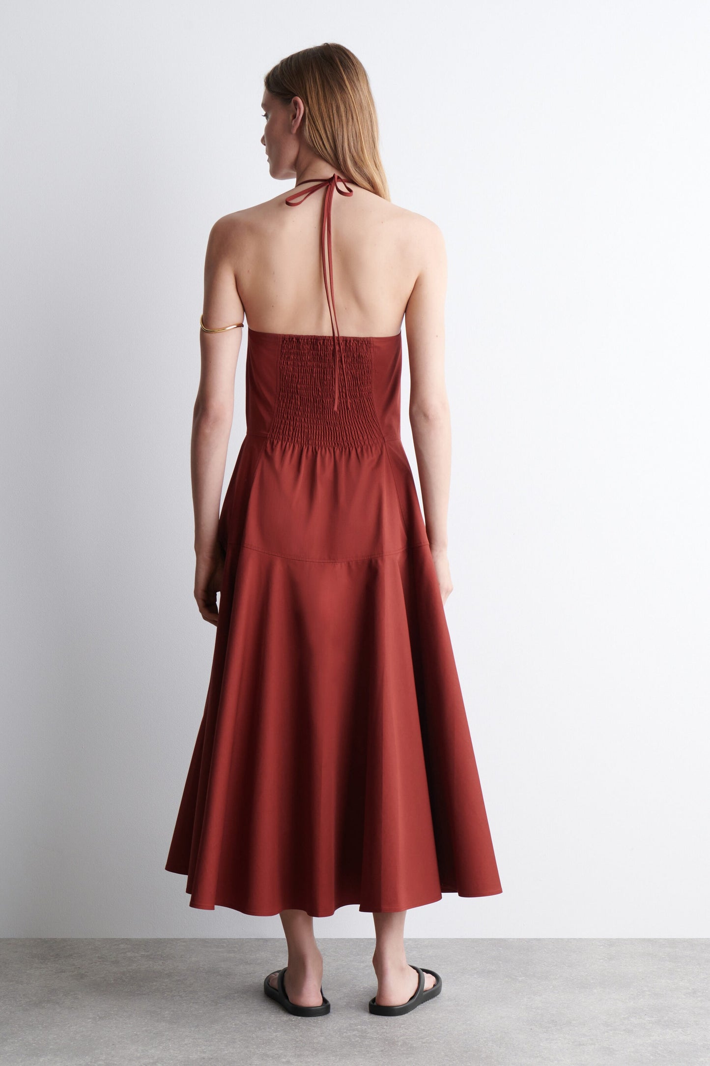 Pima Cotton Halterneck Dress