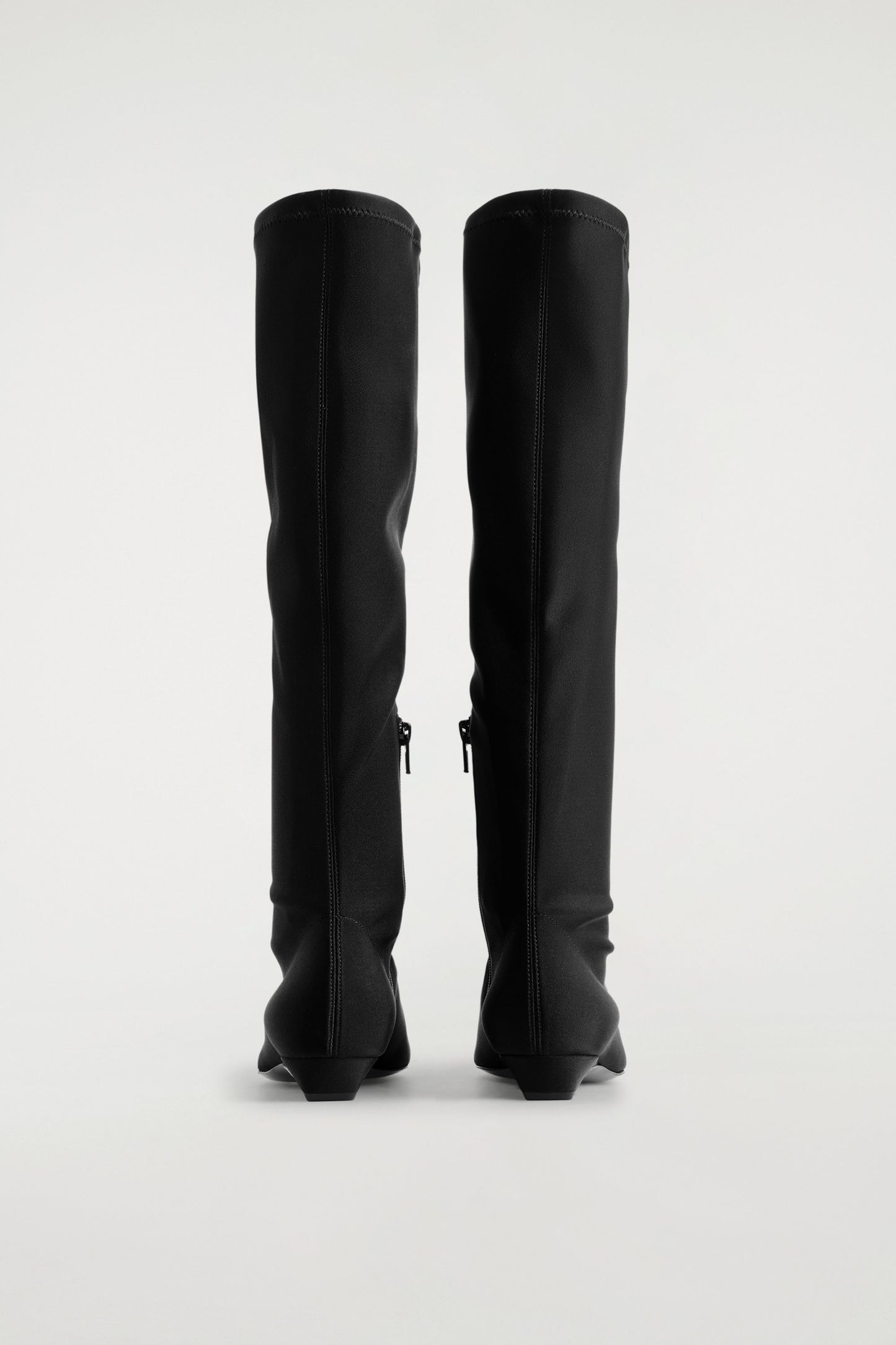 Pointed Scuba Knee Sock Boots