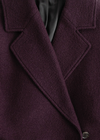 Voluminous Belted Wool Coat