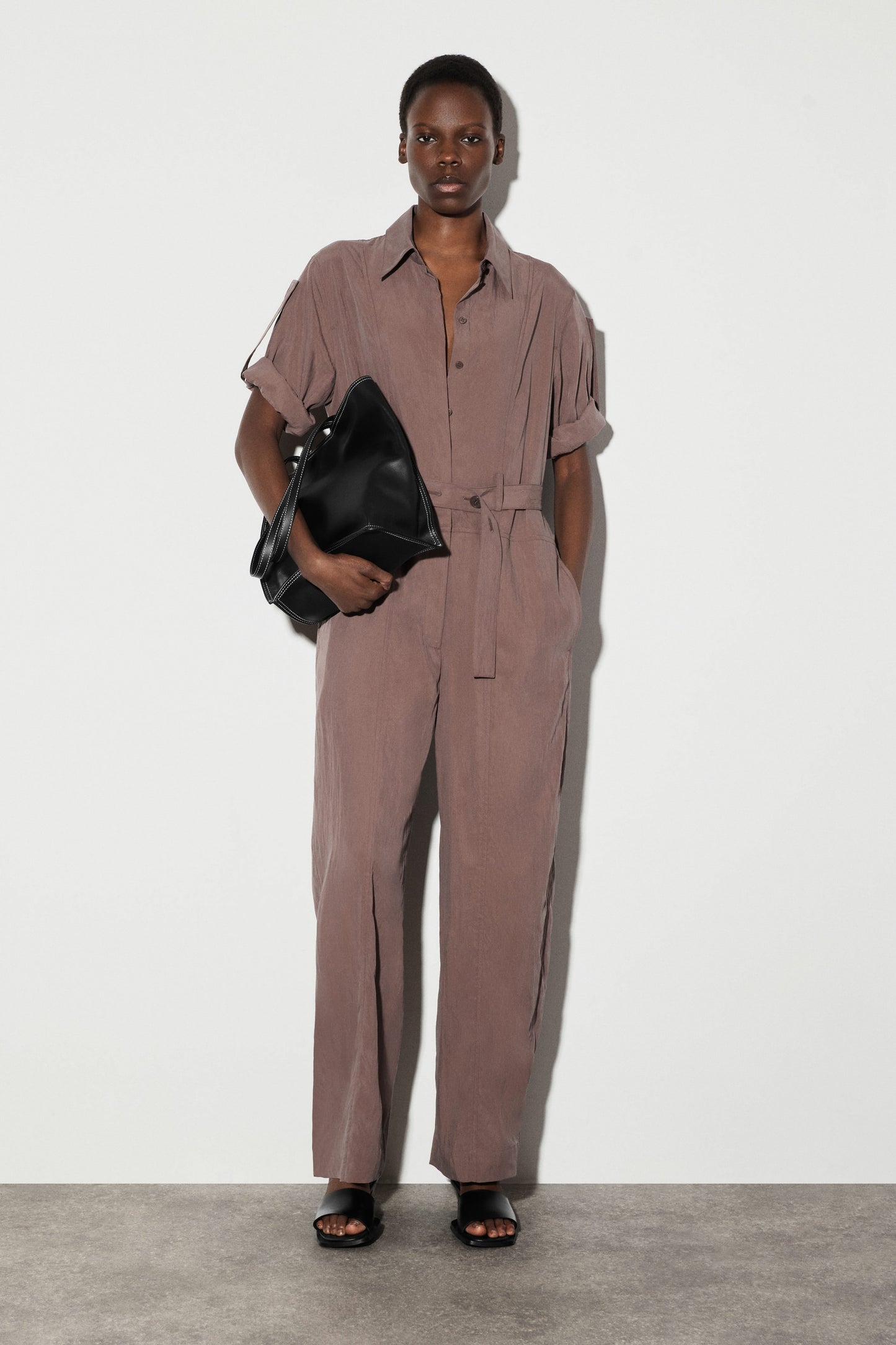 Belted Modal Boilersuit