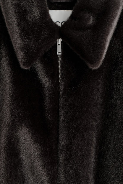 Fur-effect jacket