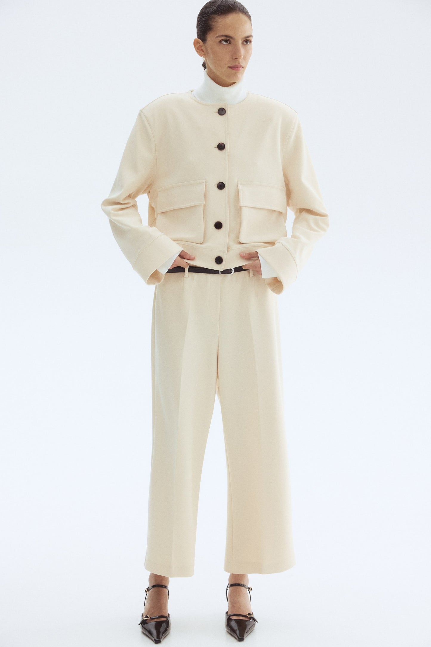 Pocket-detail jacket