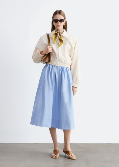 Zip-Front Short Jacket