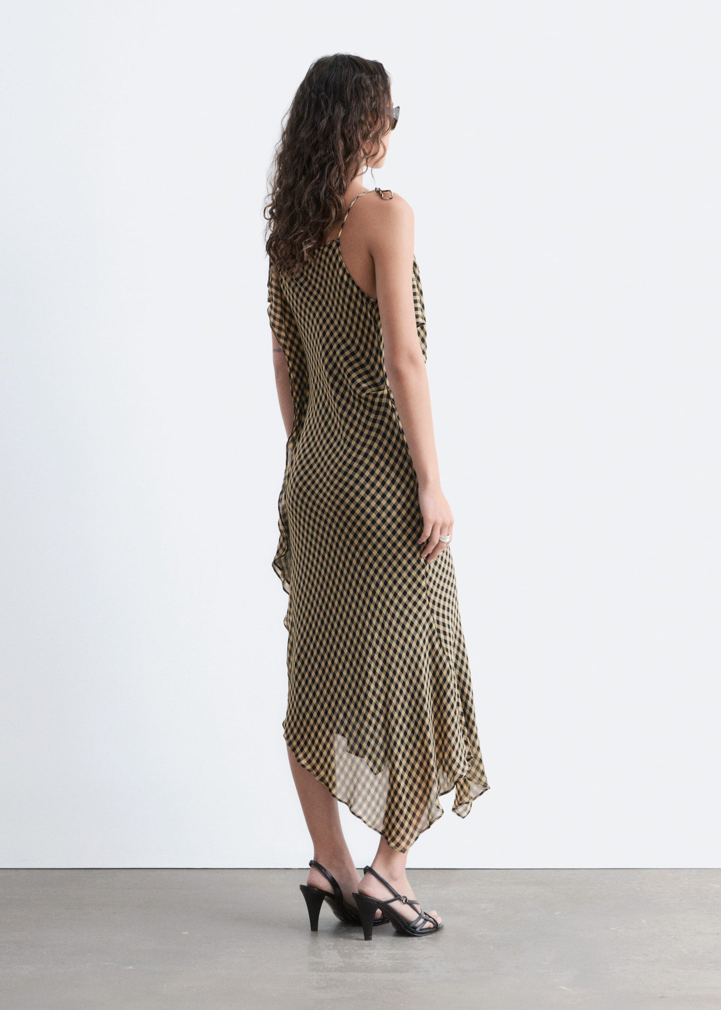 Draped Midi Dress