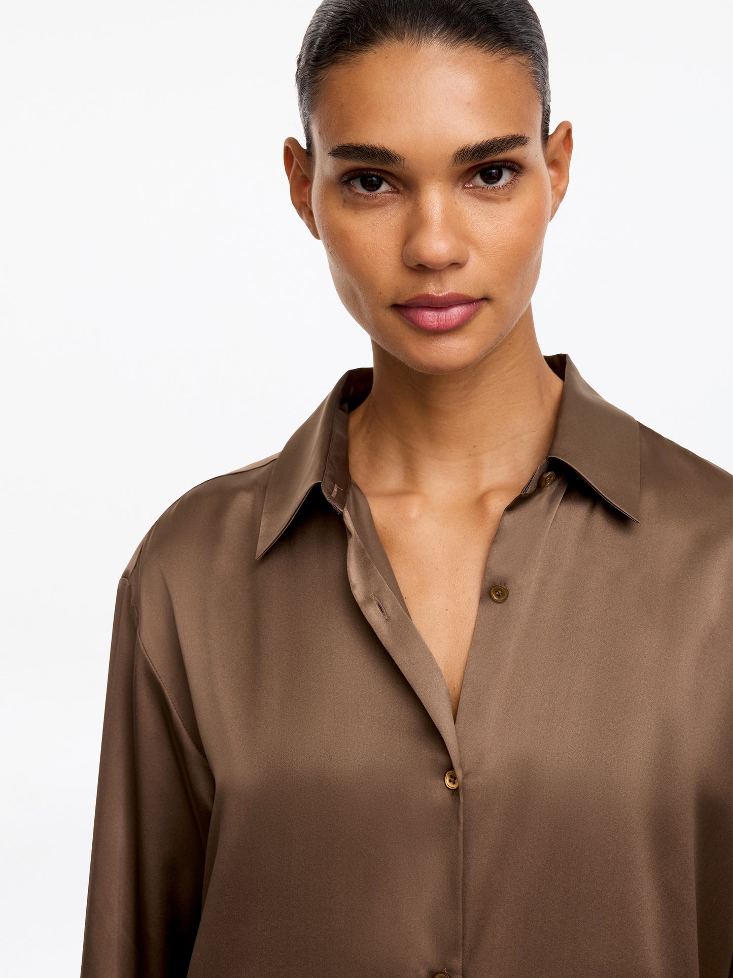 Silk Satin Shirt