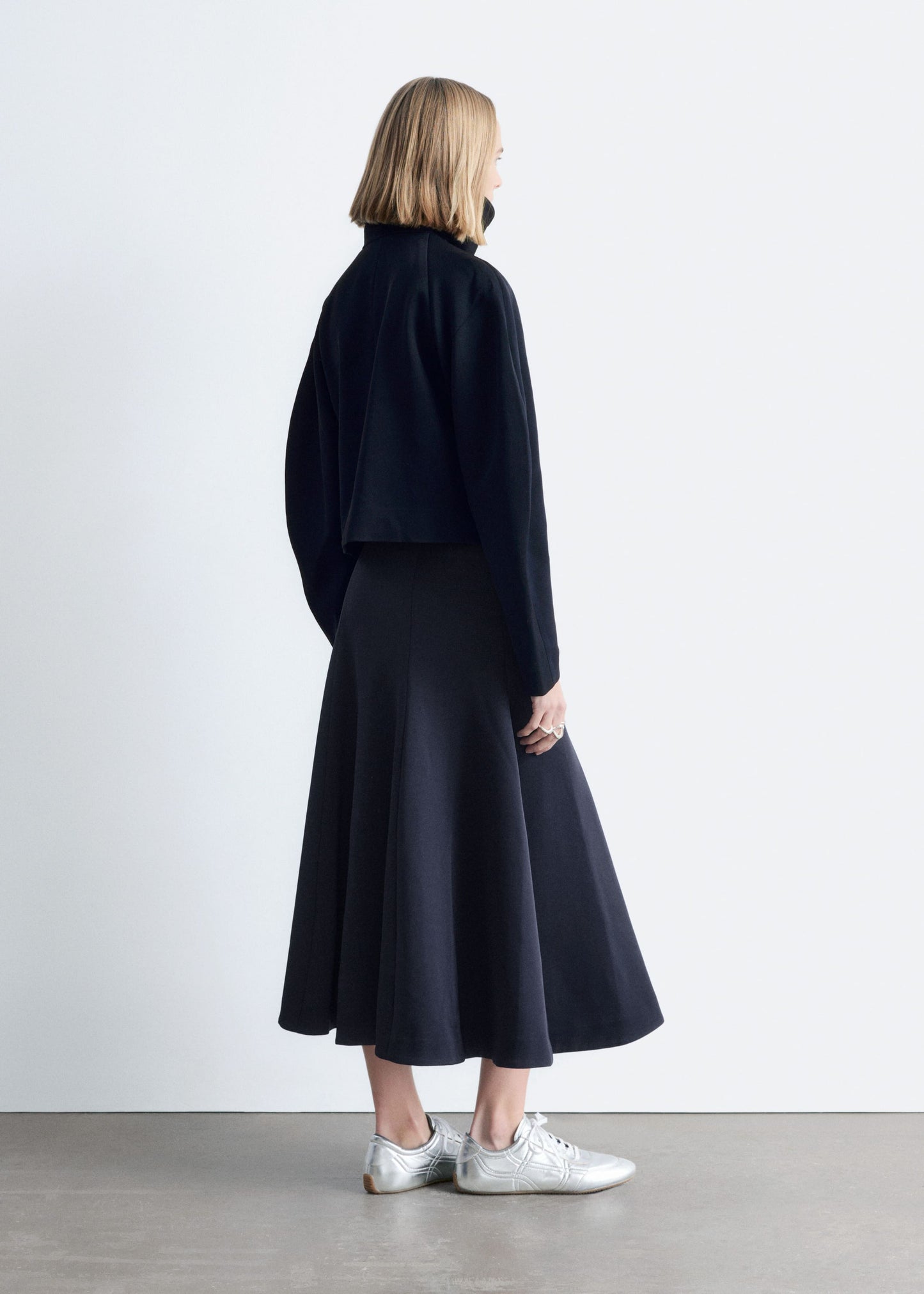 Voluminous Midi Skirt