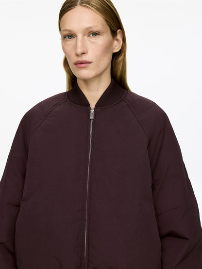 Upcycled Down Cropped Jacket