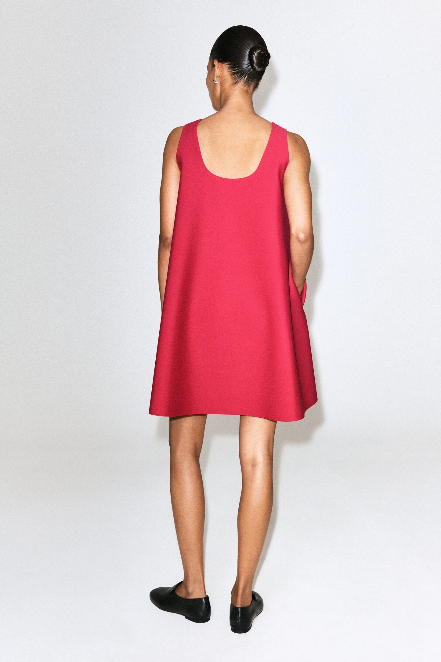 Scuba A-Line Mini Dress