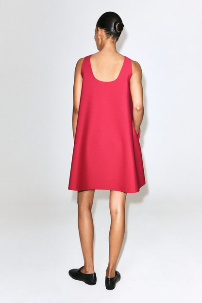 Scuba A-Line Mini Dress