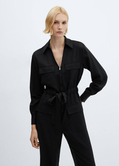 Jumpsuit with zip