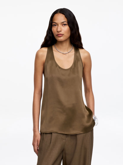 Sporty Satin Top