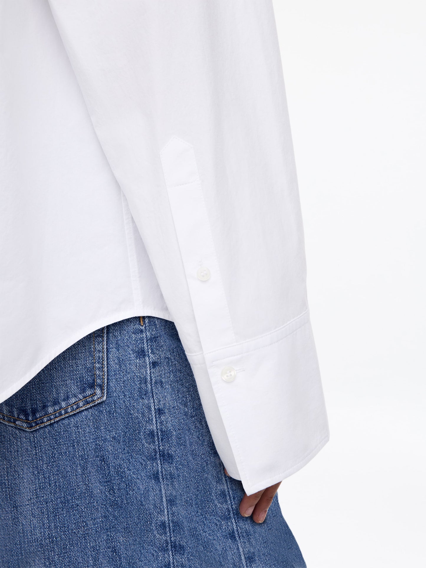 Tie-Detail Pima Cotton Shirt