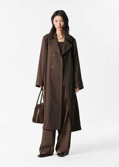 Double-Breasted Trench Coat