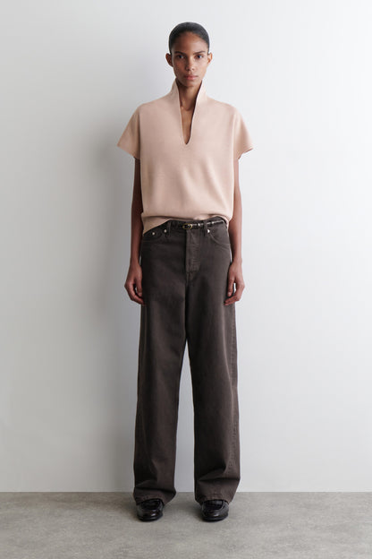 Merino Wool V-Neck Vest