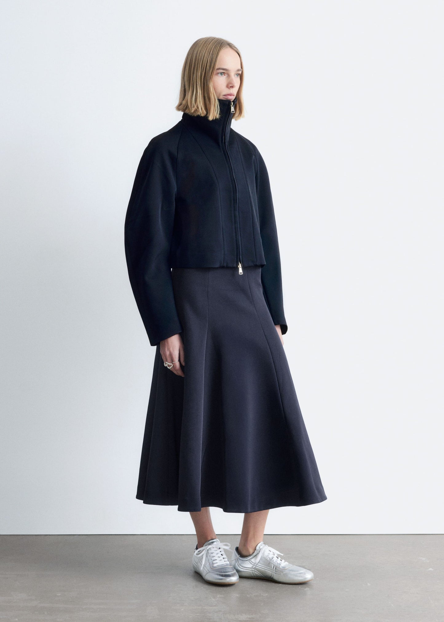 Voluminous Midi Skirt