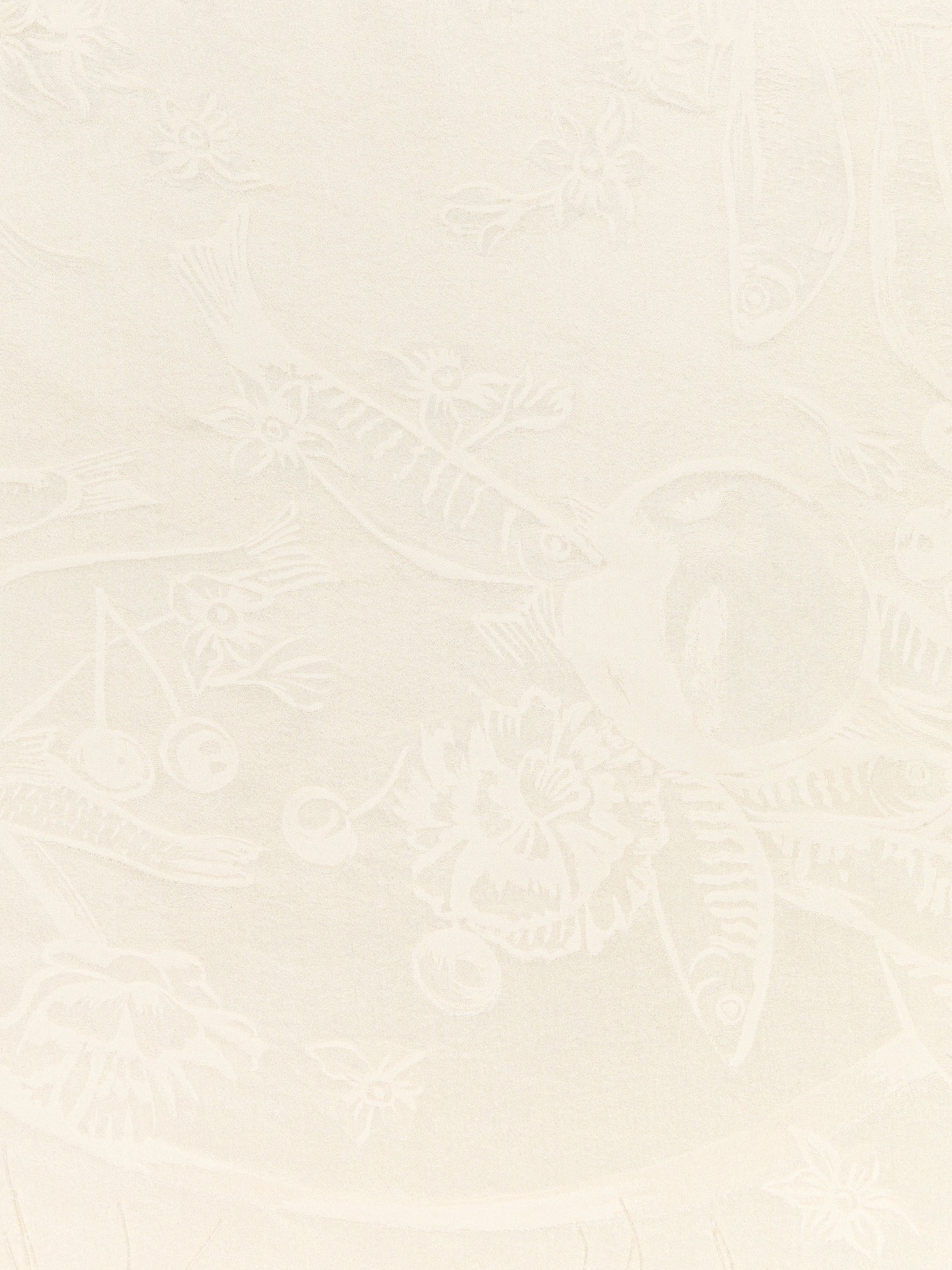 Jacquard Silk Scarf